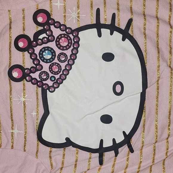 HELLO KITTY Light Pink Tunic-Like Short Sleeve Tee - Picture 2 of 6